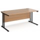 Maestro 800mm Deep Straight Office Desk